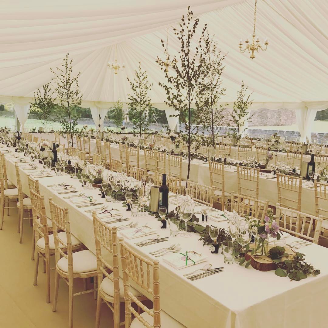 classic marquees wedding hire york yorkshire rustic autumnal eco place settings